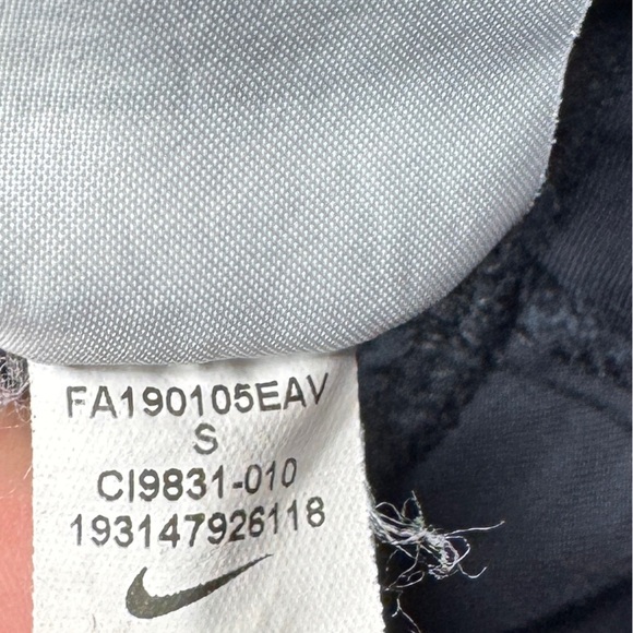 Nike Men’s Grey Blue Tapered Elastic Drawstring Waist Athletic Joggers Small - Picture 16 of 16